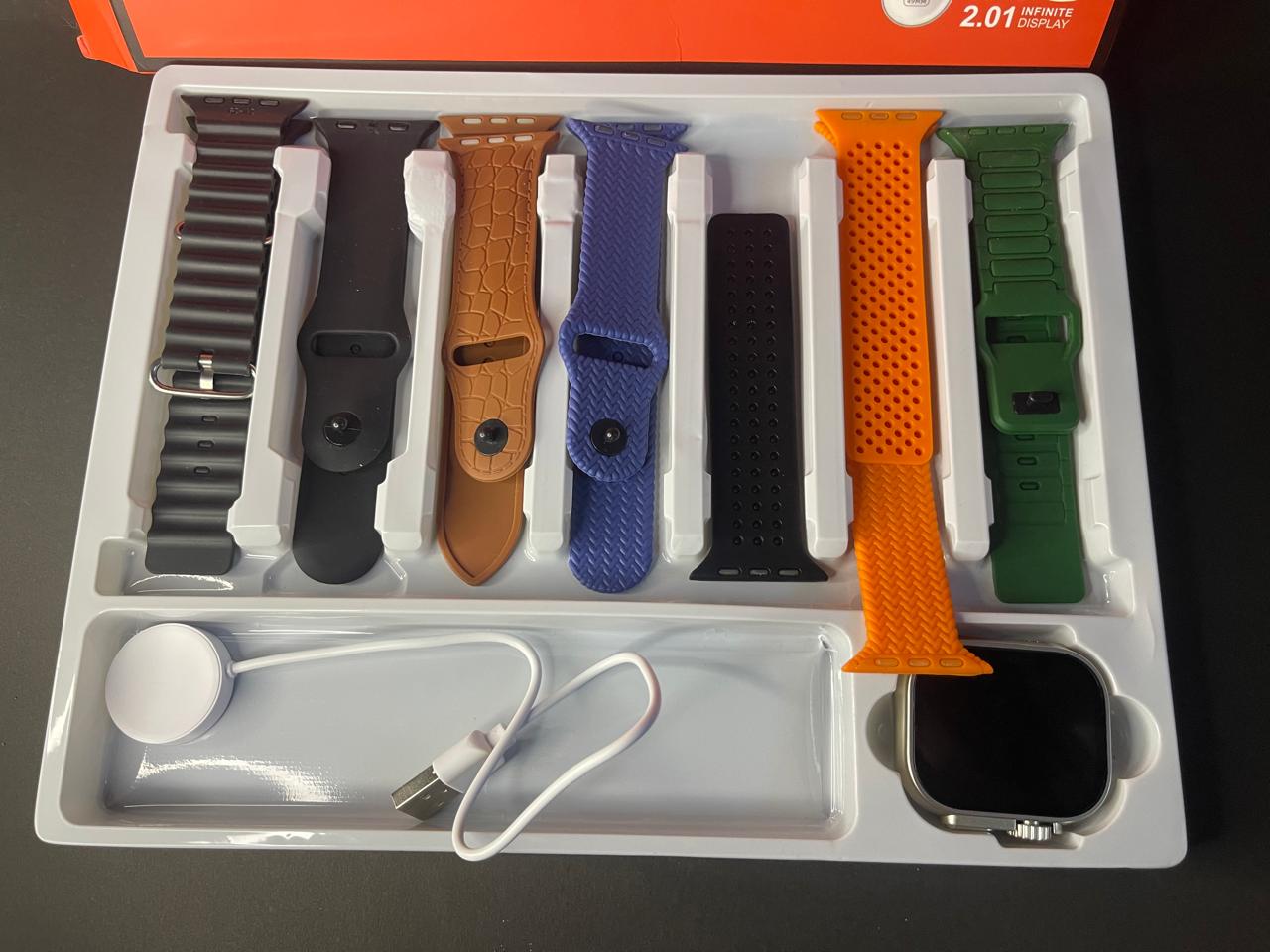 ULTRA 2 Smart Watch  (7 Straps + 1 Charger, 7-in-1 Set)